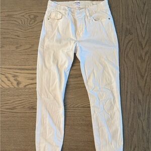 Frame Denim White Jeans
